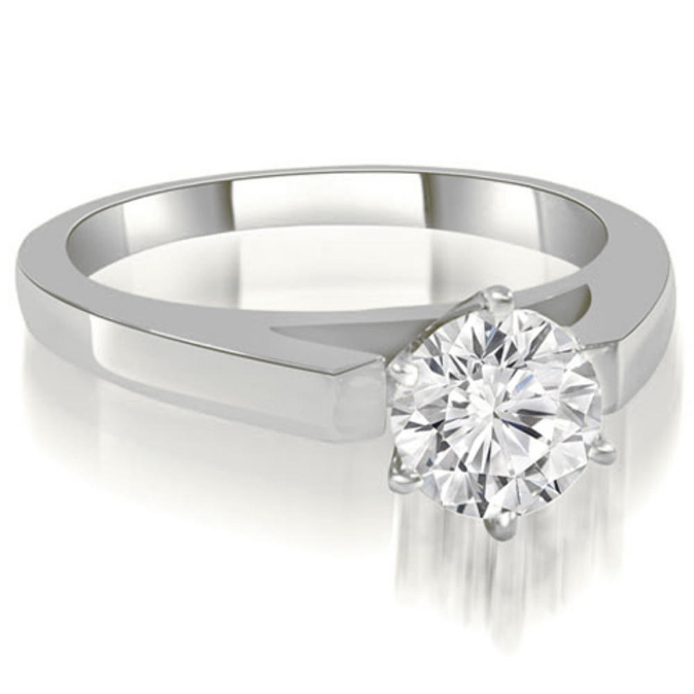 0.35 Cttw Round-Cut 14K White Gold Diamond Engagement Ring