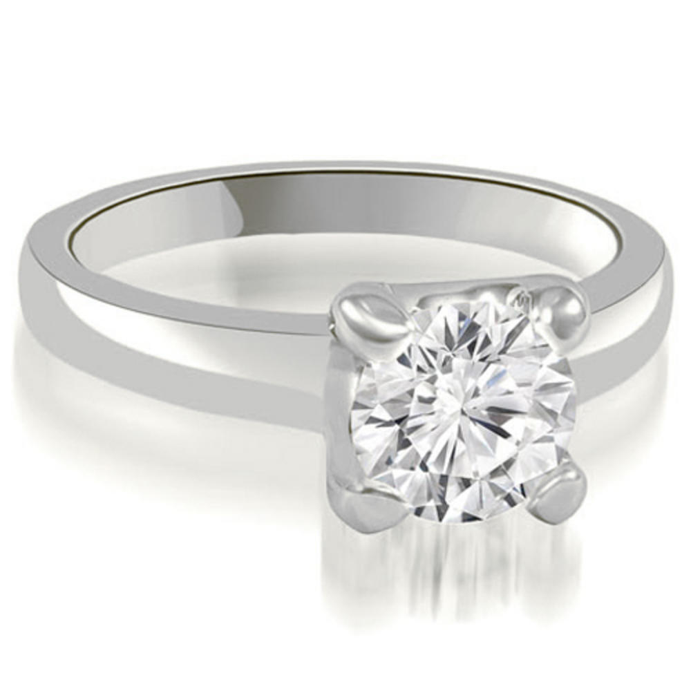 0.35 Cttw Round-Cut 14K White Gold Diamond Engagement Ring