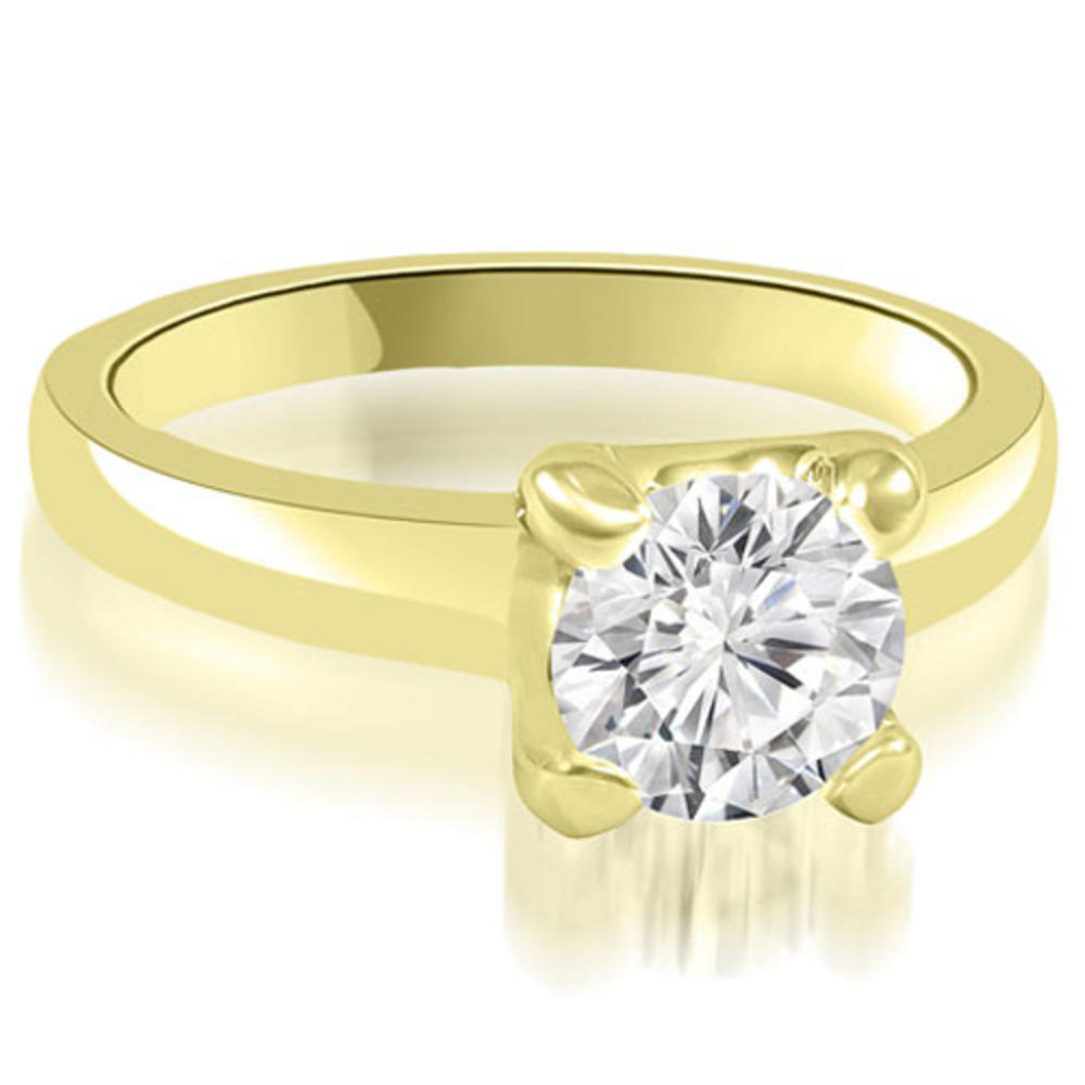 0.35 Cttw Round-Cut 14K Yellow Gold Diamond Engagement Ring