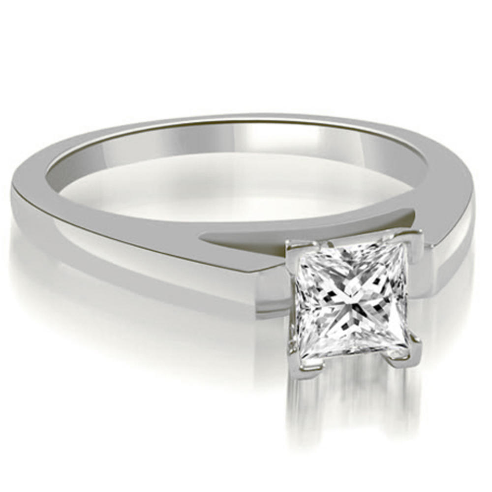 0.35 Cttw Princess Cut 14K White Gold Diamond Engagement Ring