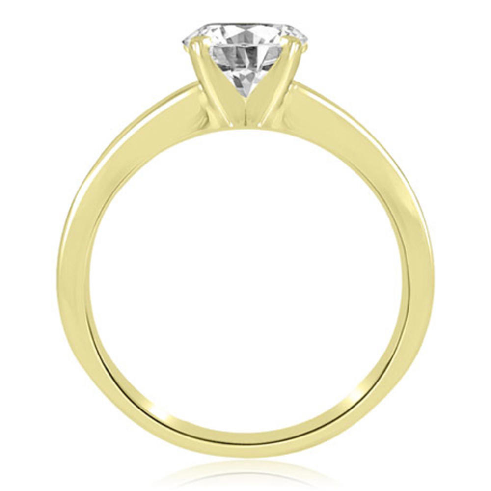 18K Yellow Gold 0.35 cttw  Classic Solitaire 4-Prong Diamond Engagement Ring (I1, H-I)