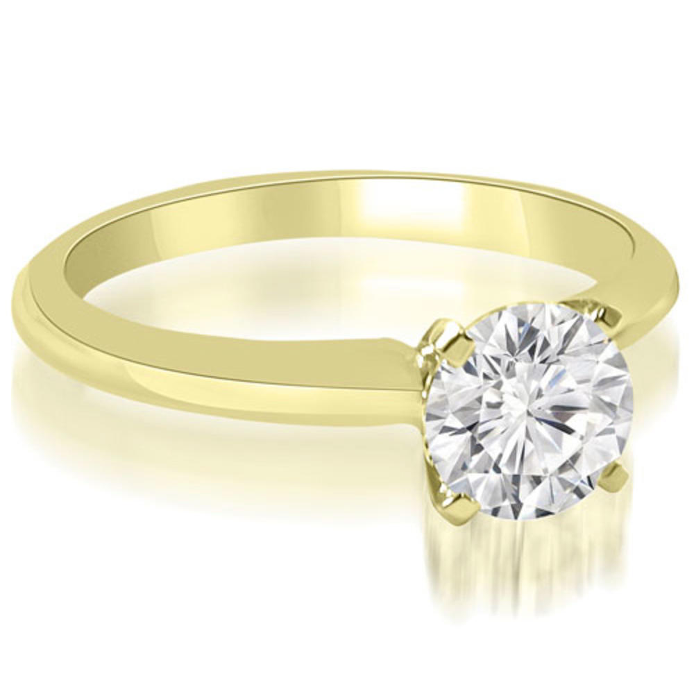 0.45 Cttw Round-Cut 18k Yellow Gold Diamond Engagement Ring