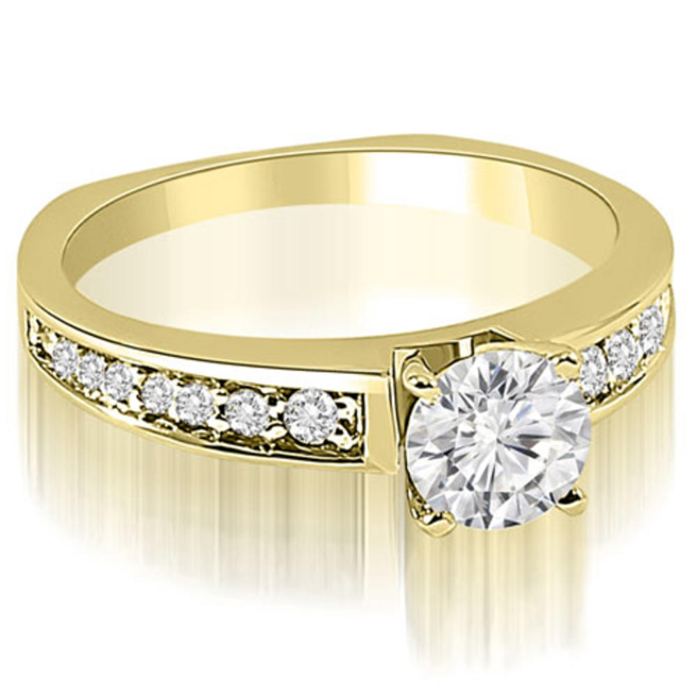 0.60 cttw Round-Cut 14k Yellow Gold Diamond Engagement Ring