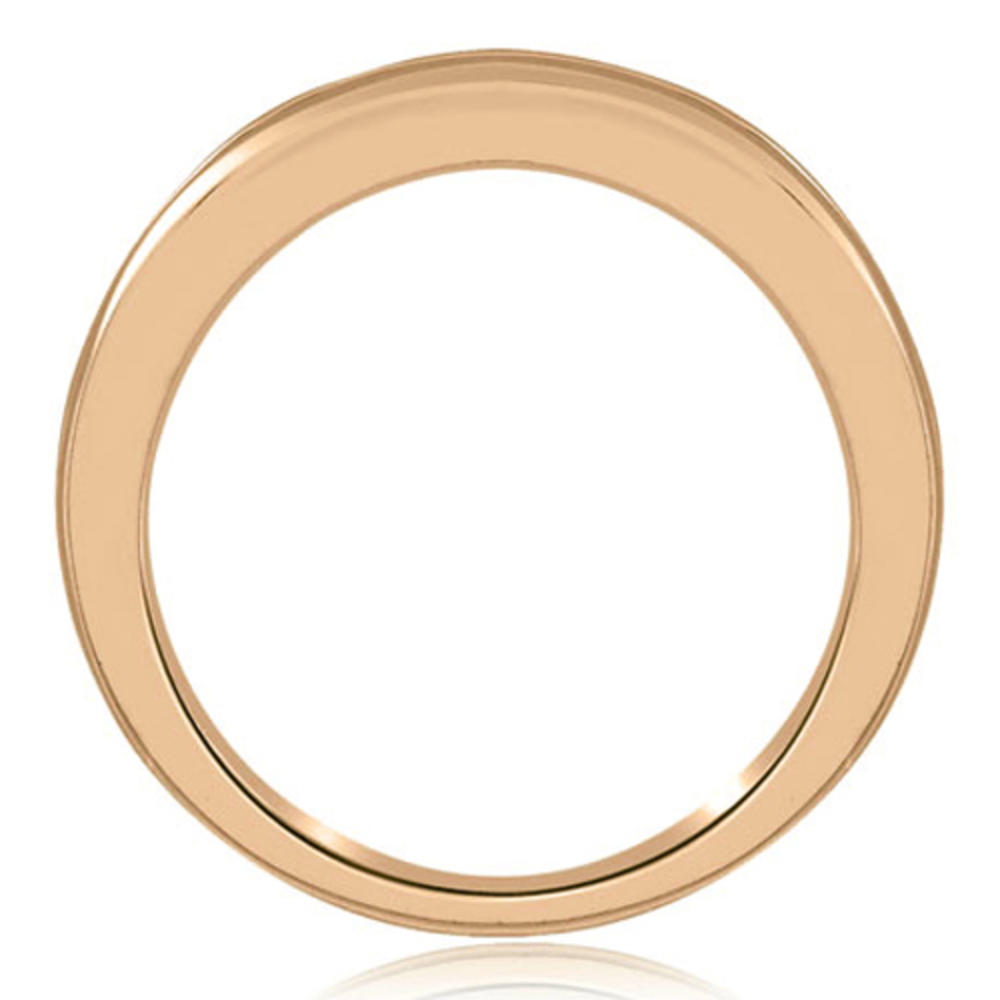 0.45 cttw Round Cut 14k Rose Gold Diamond Wedding Ring