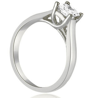 ... Princess Cut Lucida Diamond Engagement Ring (I1, H-I) alternate image