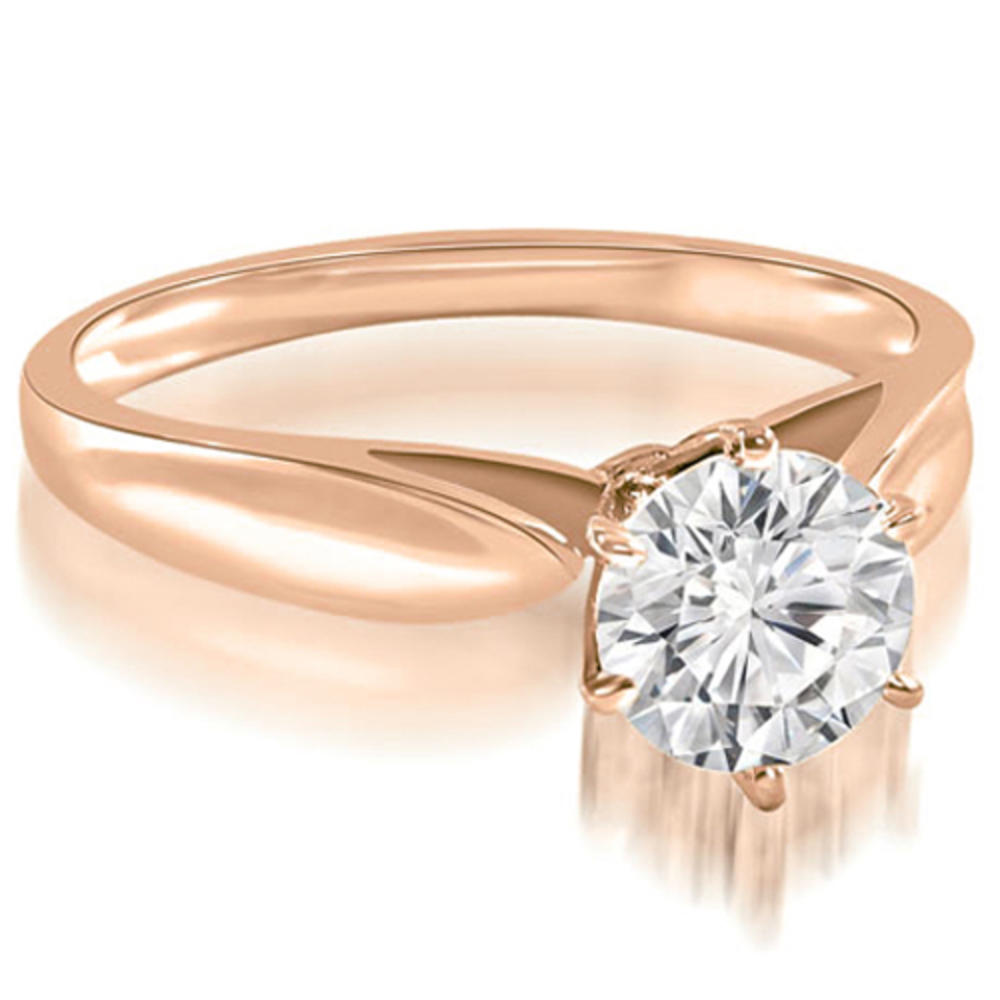 0.35 cttw Round-Cut Diamond Engagement Ring