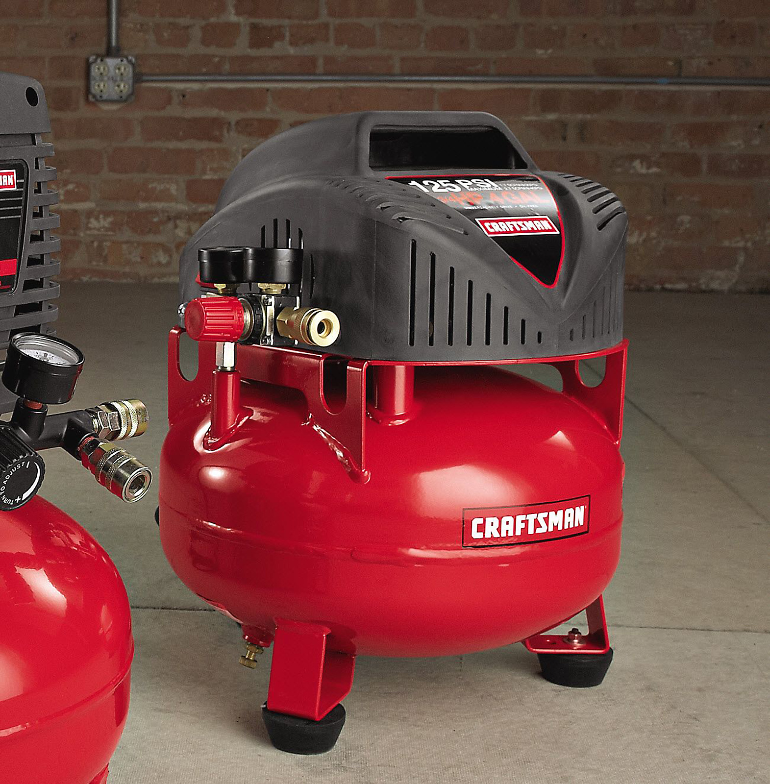 Craftsman 4 Gallon 0.75 HP OilFree Pancake Air Compressor 125 Max PSI