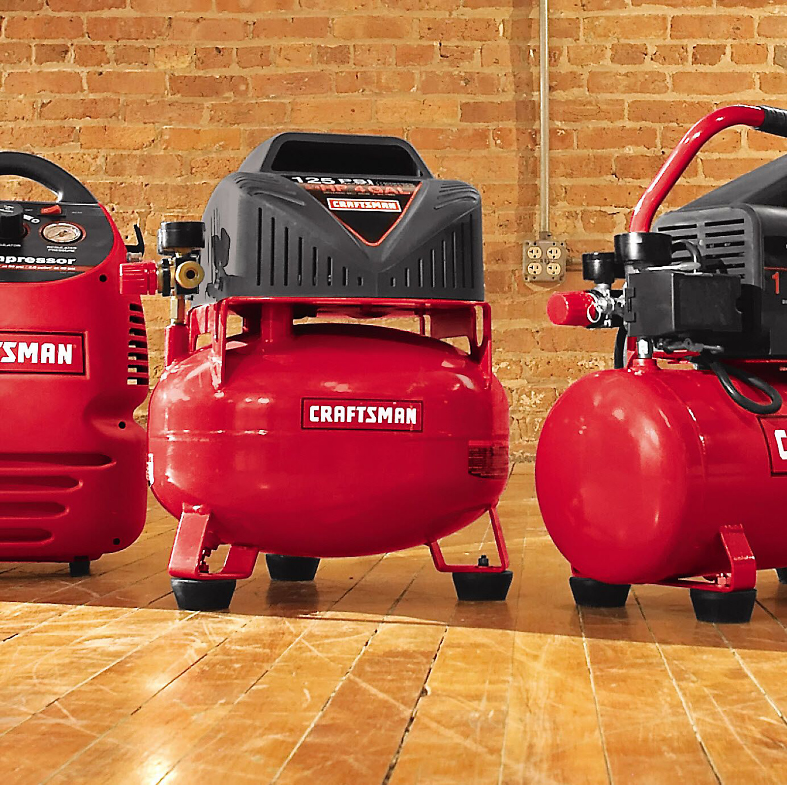 Craftsman 4 Gallon 0.75 HP OilFree Pancake Air Compressor 125 Max PSI