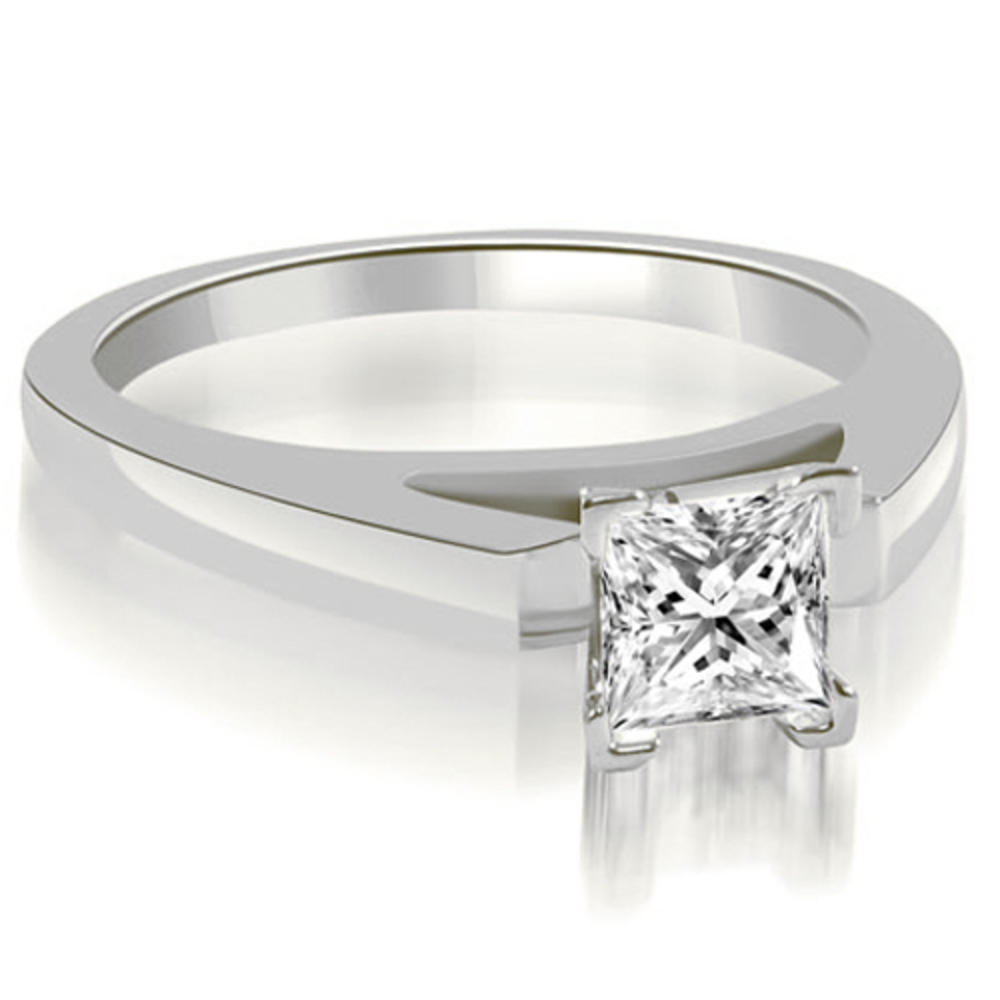 0.35 cttw Princess 18k White Gold Diamond Engagement Ring