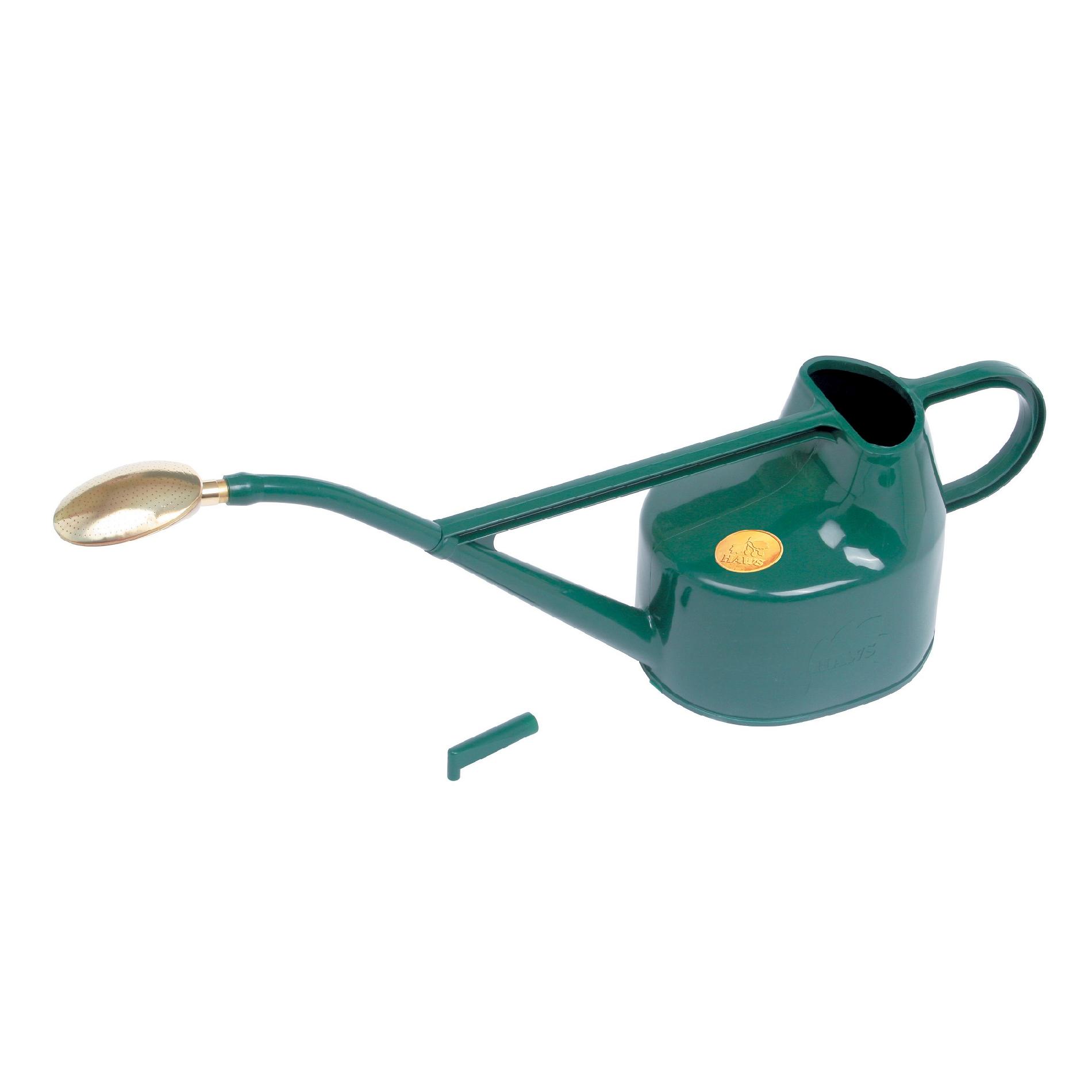 Deluxe 1.3 gallon Outdoor Green Plastic Watering Can