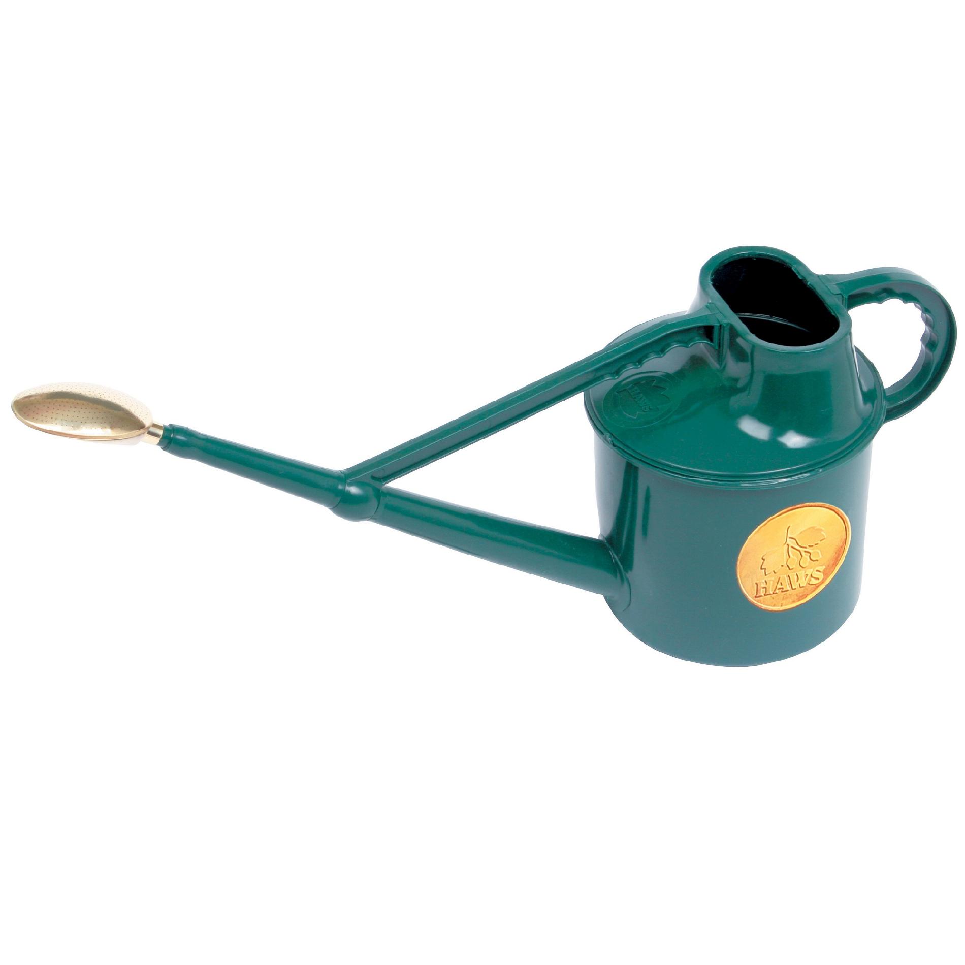 Deluxe 1.8 gallon Outdoor Green Plastic Watering Can