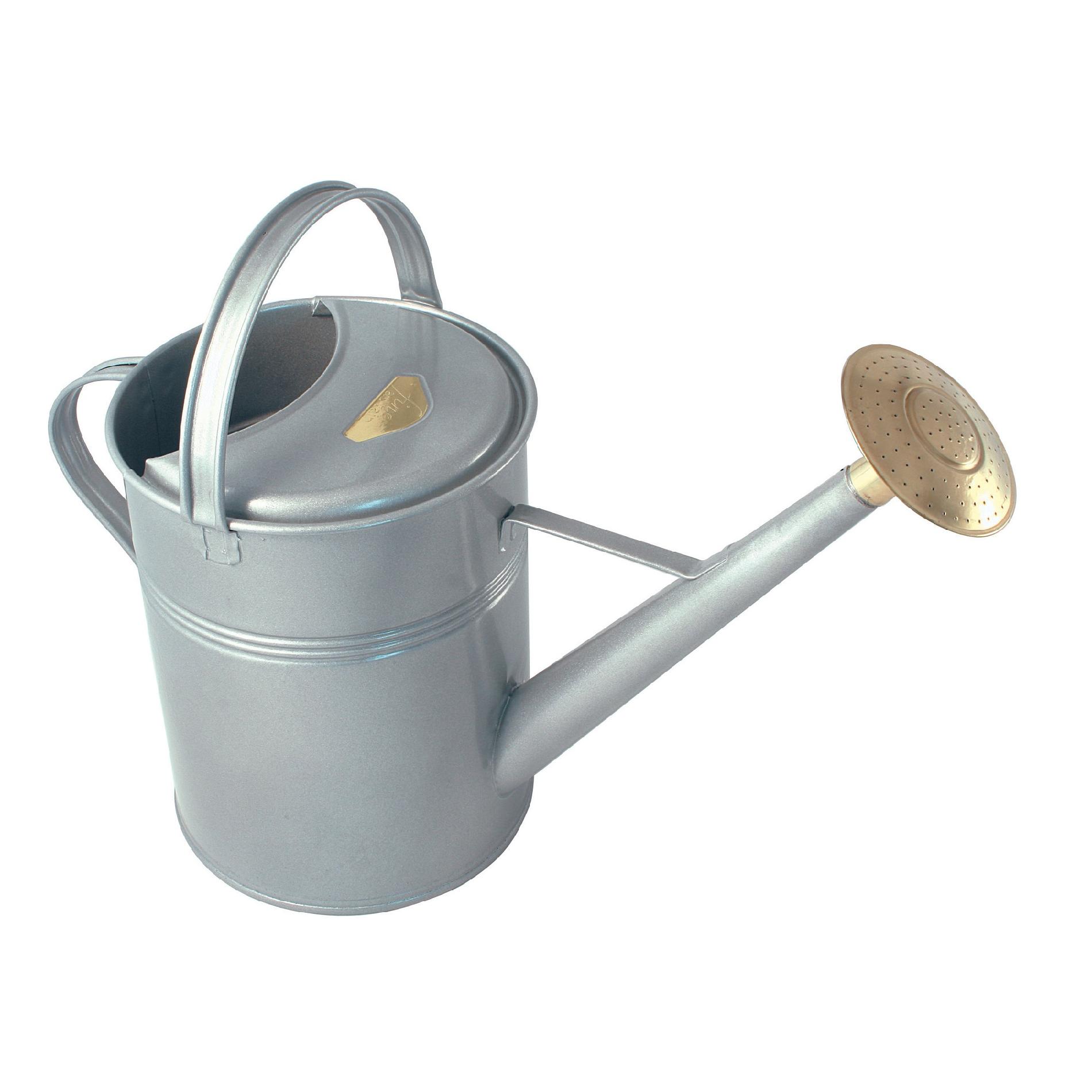 2.3 gallon Silver Traditional Watering Can