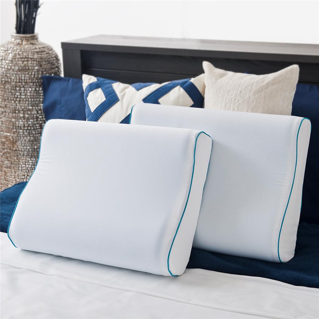 Sleep Revolution MyGel Memory Foam 2-pack Contour Pillow
