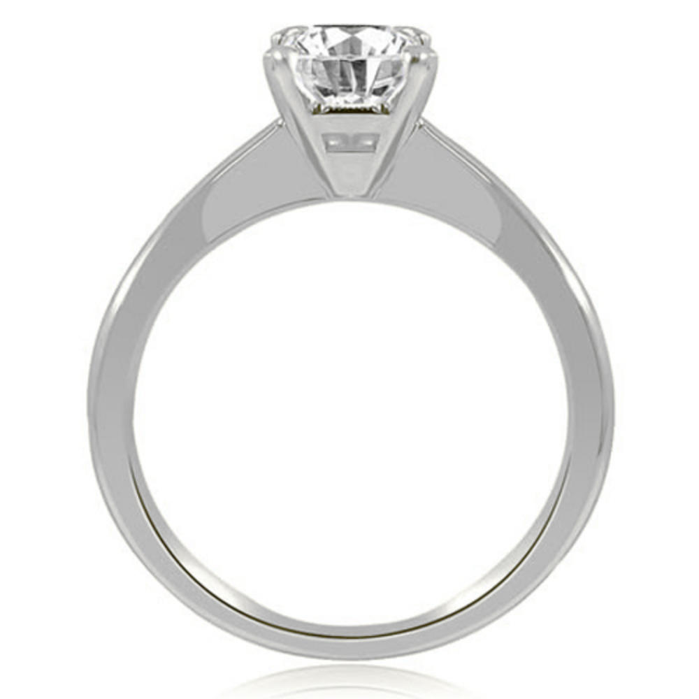0.45 cttw Emerald Cut 14k White Gold Diamond Engagement Ring
