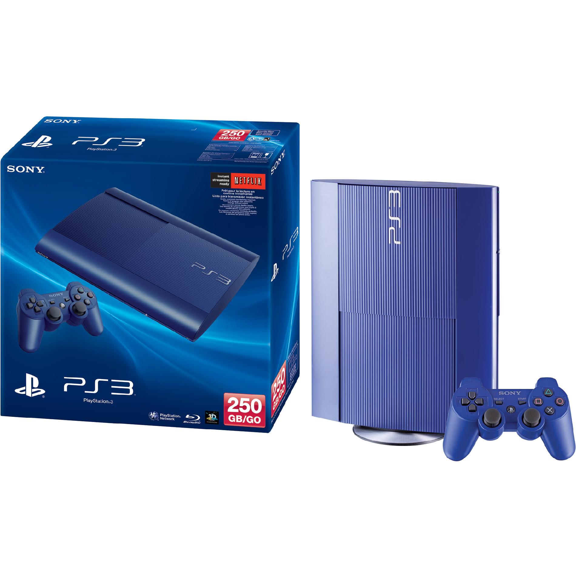 UPC 711719992806 - Sony PlayStation 3 250GB Hardware System Blue Azure - SONY COMPUTER ...