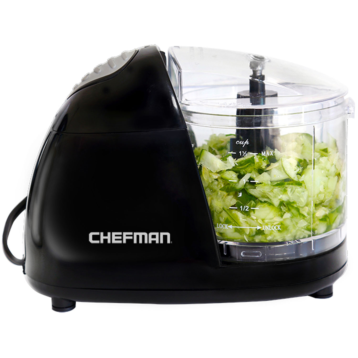 CHEFMAN RJ12 Electric Food Chopper Black/Clear Sears Outlet