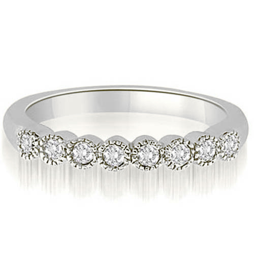 0.25 Cttw Women's Platinum Diamond Wedding Ring