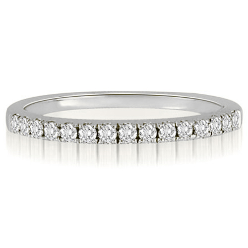 Platinum 0.25 cttw Round Cut Diamond Wedding Ring (I1, H-I)