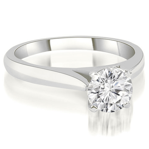 0.50 Ct Round Cut Platinum Engagement Ring