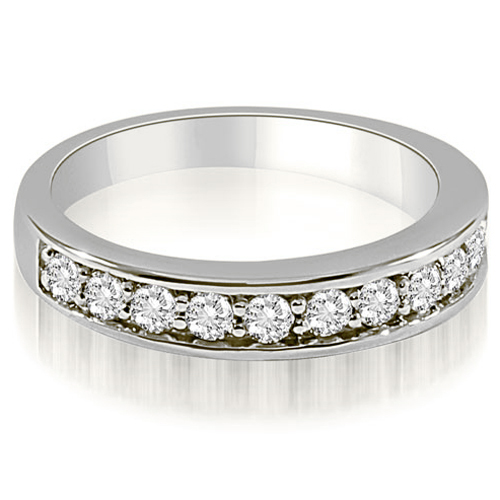 0.65 Cttw Women's Platinum Diamond Wedding Ring