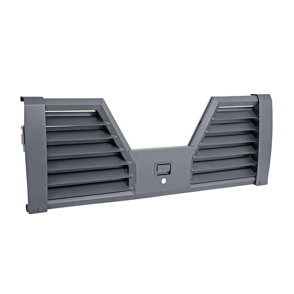 Louvered Fifth Wheel Tailgate Black