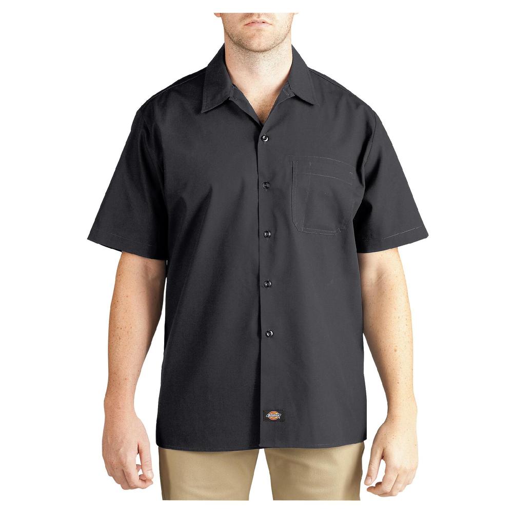 Men's Short Sleeve Poplin Work Shirt WS361