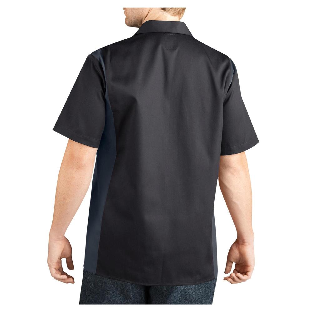 Men's Short Sleeve Two-Tone Work Shirts WS508