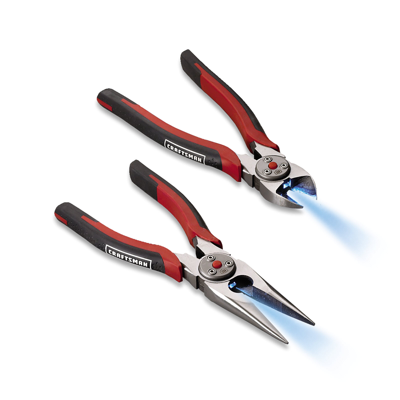 Craftsman 8in. LED Lighted Long Nose & Diagonal Pliers Set Shop Your