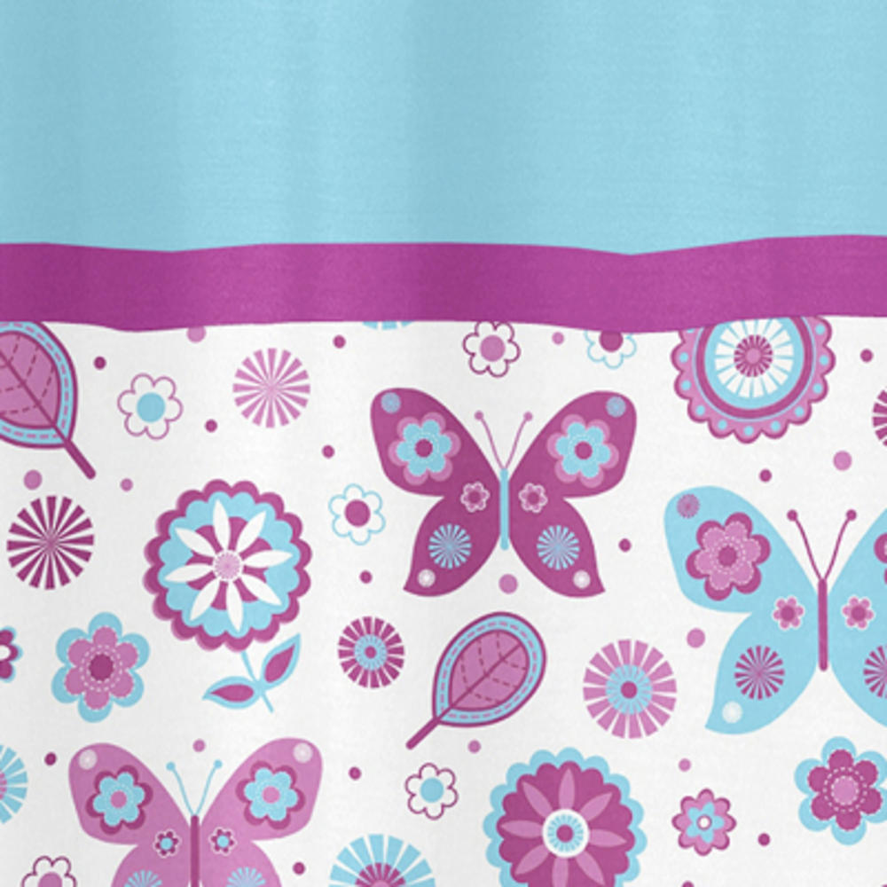 Sweet Jojo Designs Spring Garden Collection Shower Curtain