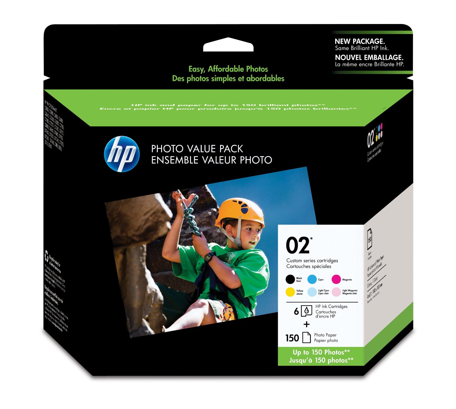 HP 02 Series Photo Value Pack