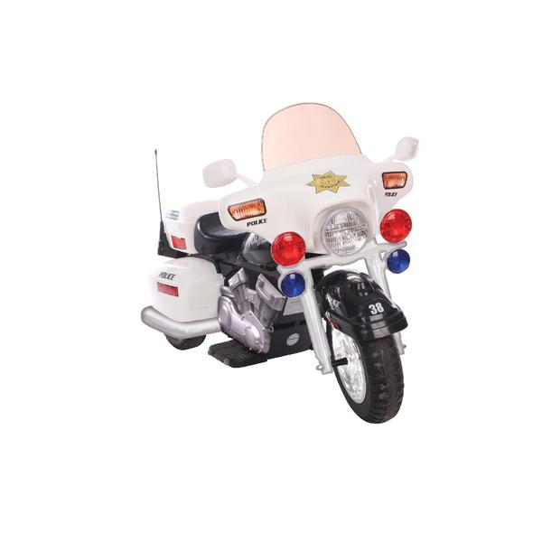 Kid Motorz 12V Police Patrol Motorcycle Toys & Games Ride On Toys