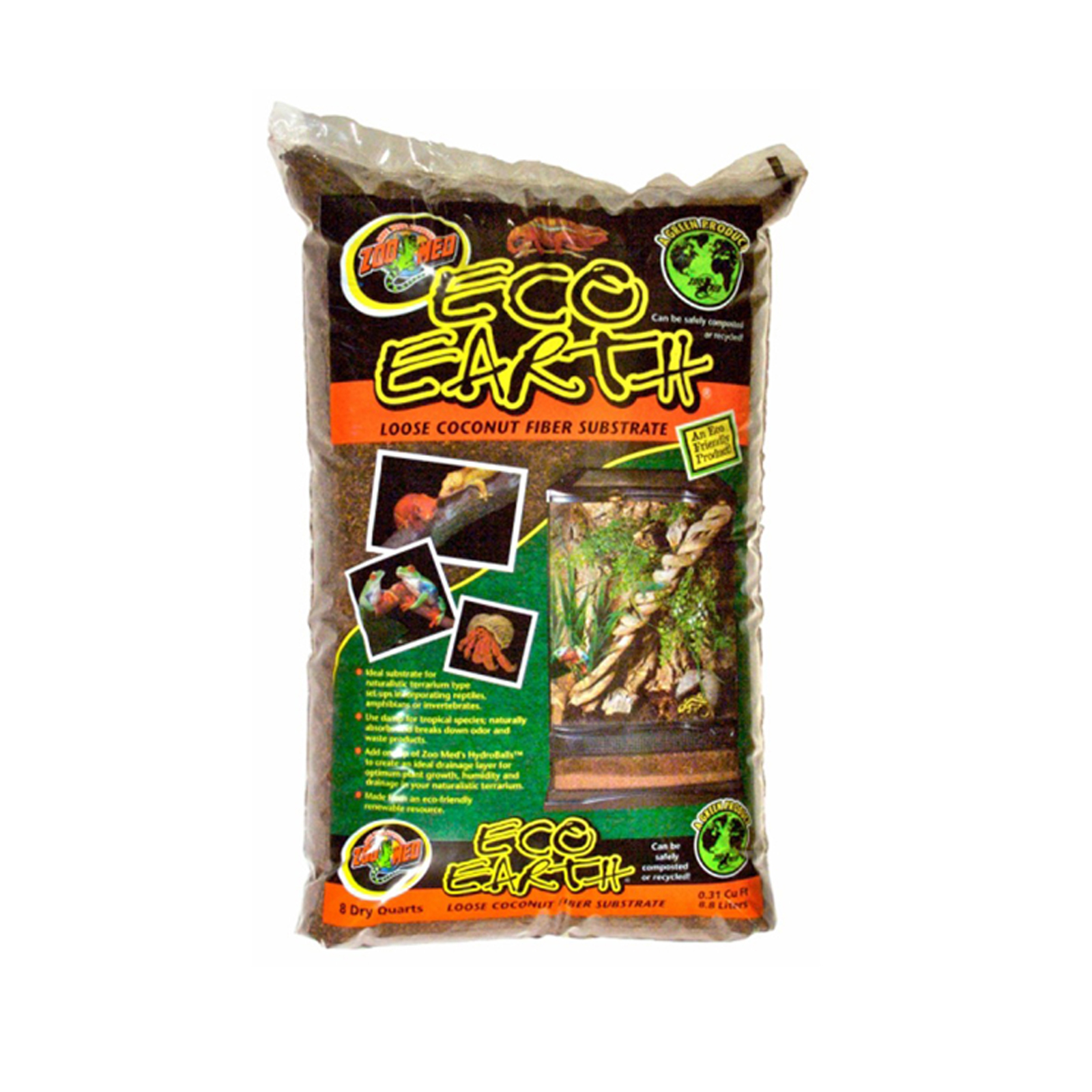 UPC 097612790085 product image for Zoo Med Laboratories Zml Eco Earth Loose Substrate 8 qt. | upcitemdb.com