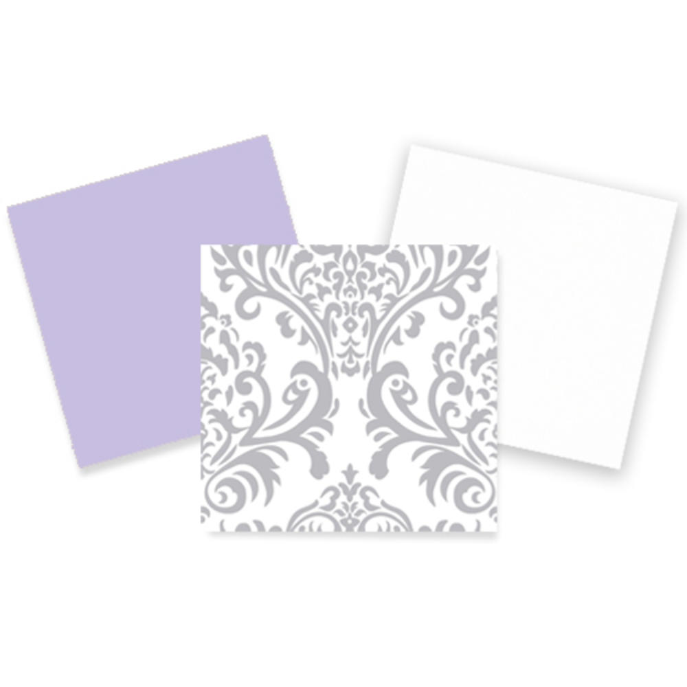 Sweet Jojo Designs Lavender and Gray Elizabeth Collection 3pc Full/Queen Bedding Set