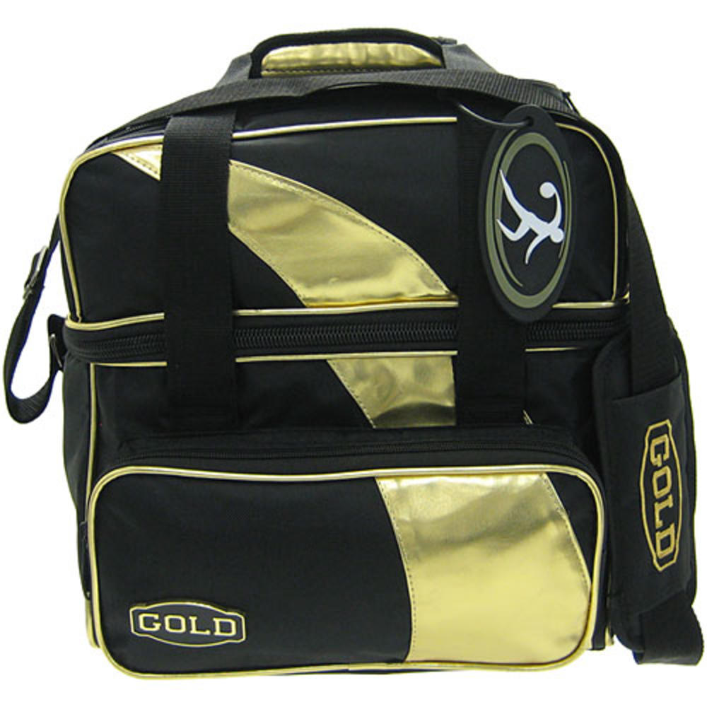 Gold Single Tote Bowling Bag