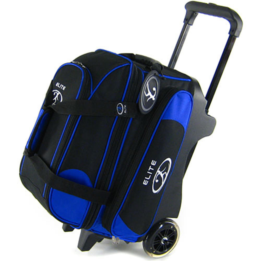Deluxe Double Roller Blue Bowling Bag