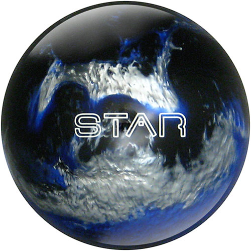 Star Blue/Black/Silver Bowling Ball