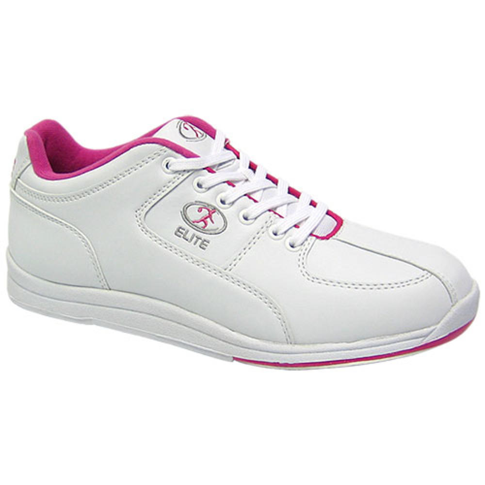 Ariel White/Pink Women's Bowling Shoes