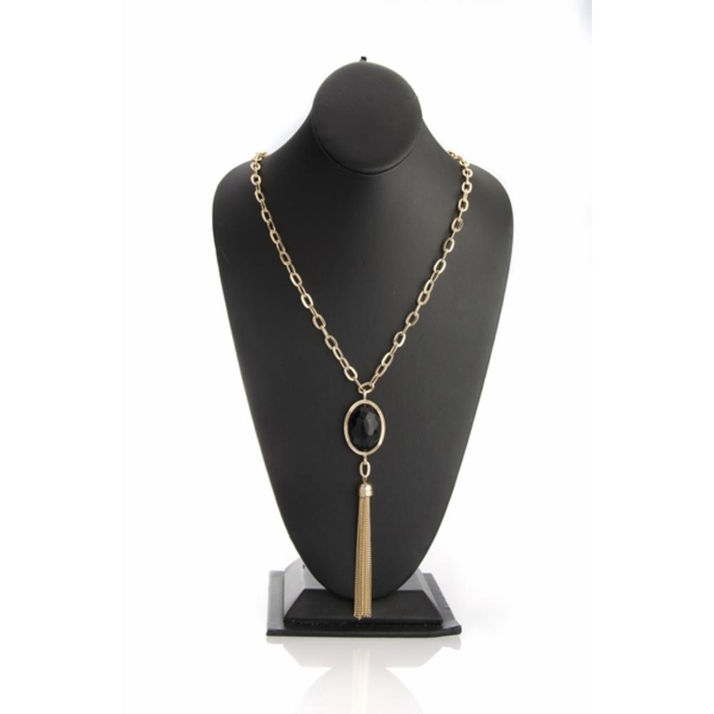 Jia's Gold and Black Necklace