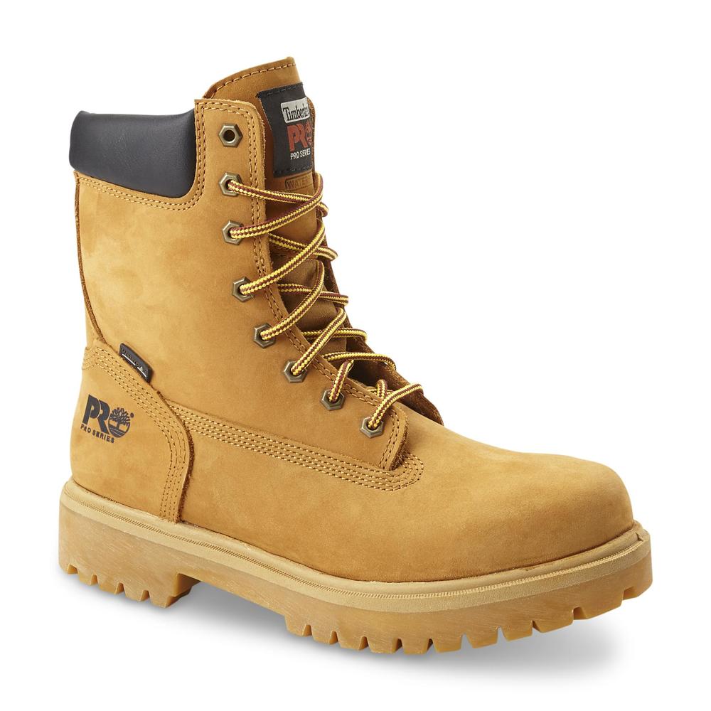 Men's 8" Waterproof Steel Toe Work Boot - Wheat