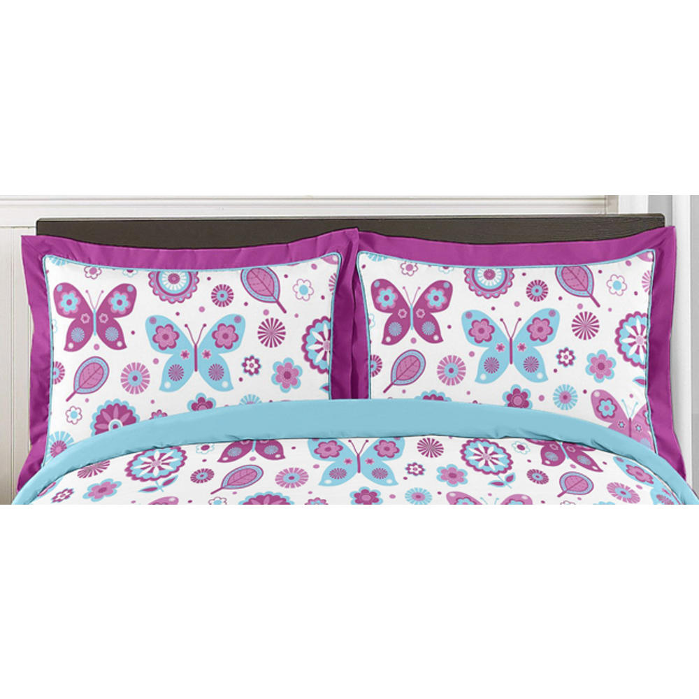 Sweet Jojo Designs Spring Garden Collection 3pc Full/Queen Bedding Set