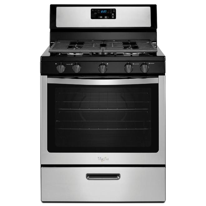 Whirlpool WFG505M0BS 5.1 cu. ft. Gas Range w/ Griddle Stainless