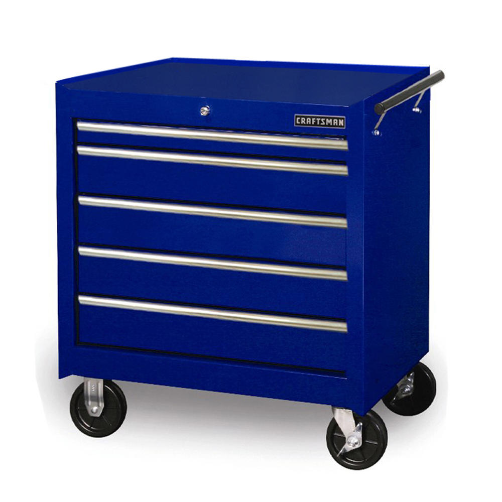 Craftsman 27" 11Drawer STD DUTY Ball Bearing Slides Trio Blue