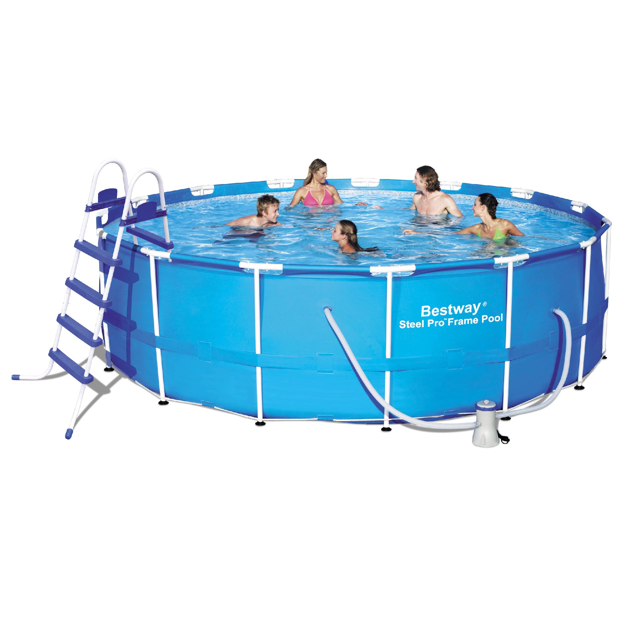 Bestway Steel Pro Frame Pool Set 15' Diameter x 48" Deep