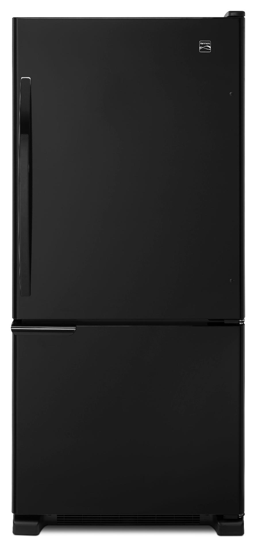 Black Refrigerator Bottom Freezer 49