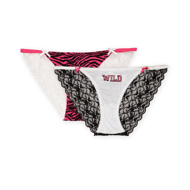 Joe Boxer Women's 2Pair String Bikini Panties Wild