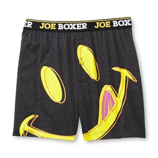Joe Boxer Men's Boxers Oversized Smiley Face Clothing, Shoes