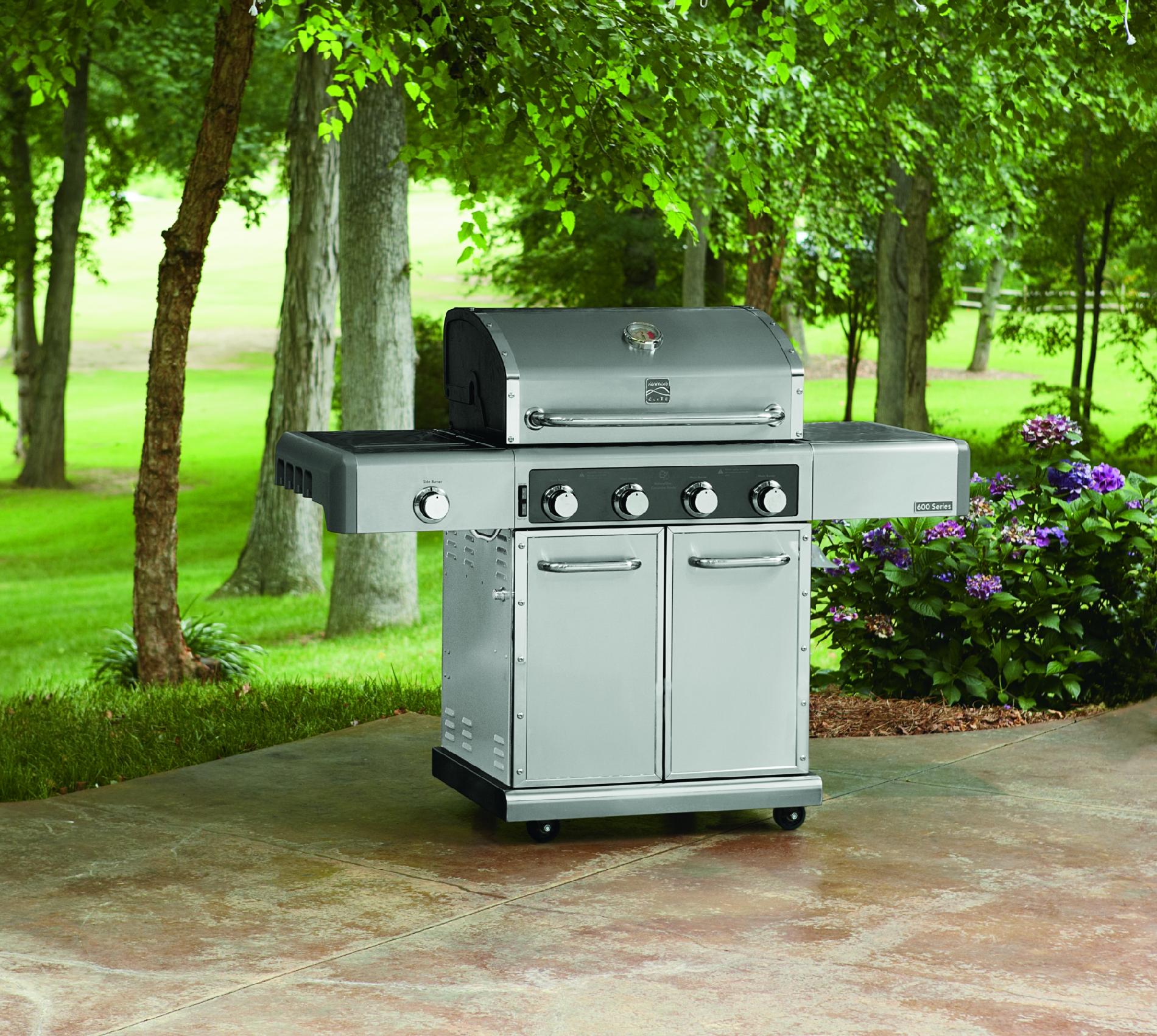 14. Gas Grillss Price Compare Kenmore Elite 700 Series 5 Burner Dual