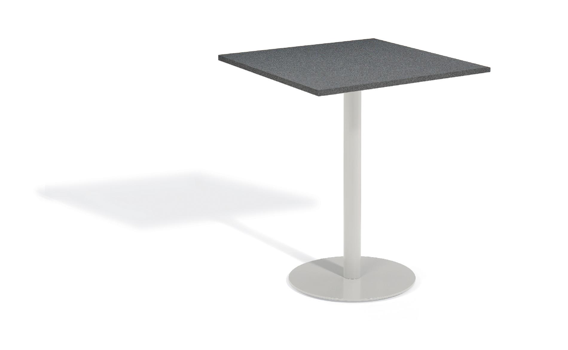 Travira Commercial Grade 36" Square Bar Table  Alstone Graphite