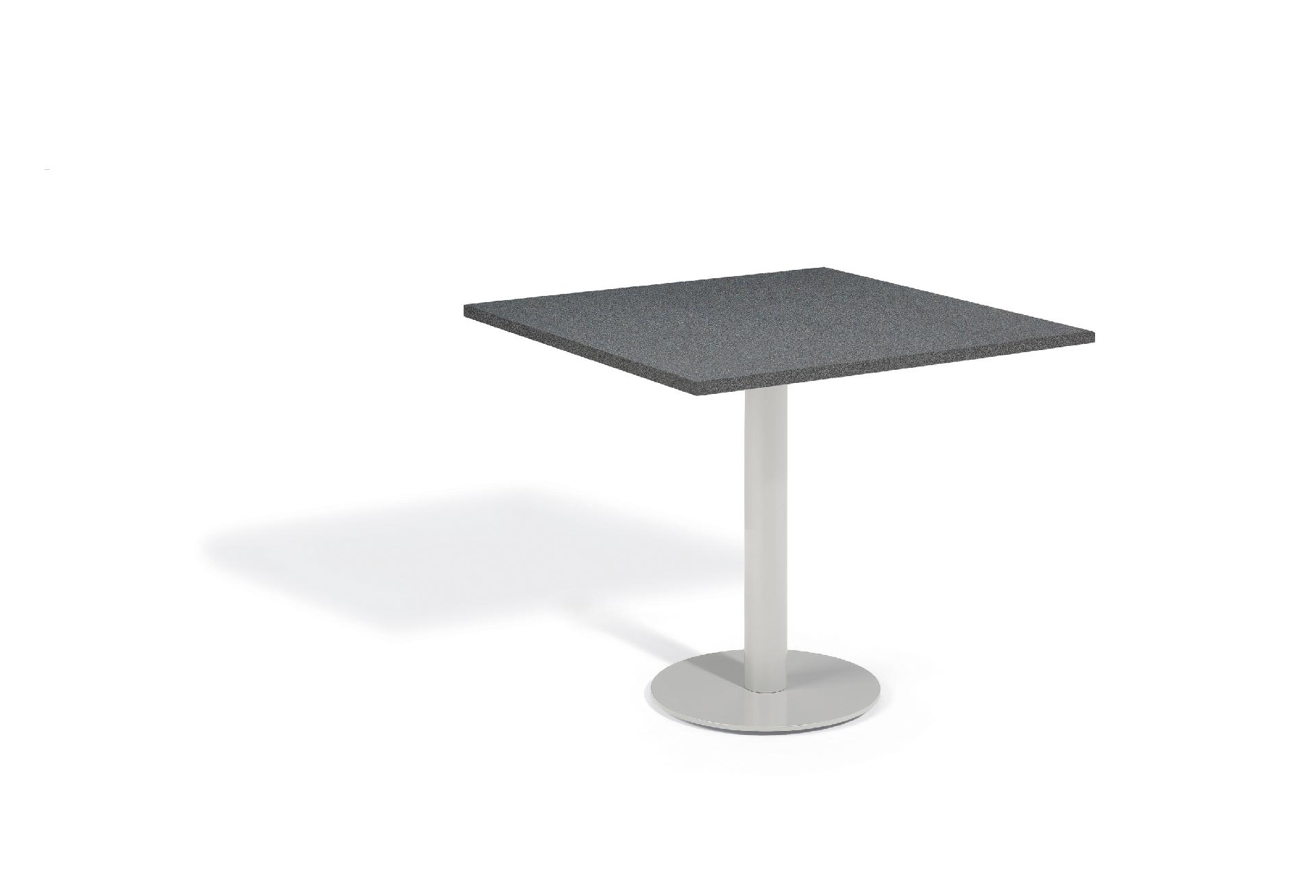 Travira Commercial Grade 32" Square Bistro Table  Alstone Graphite