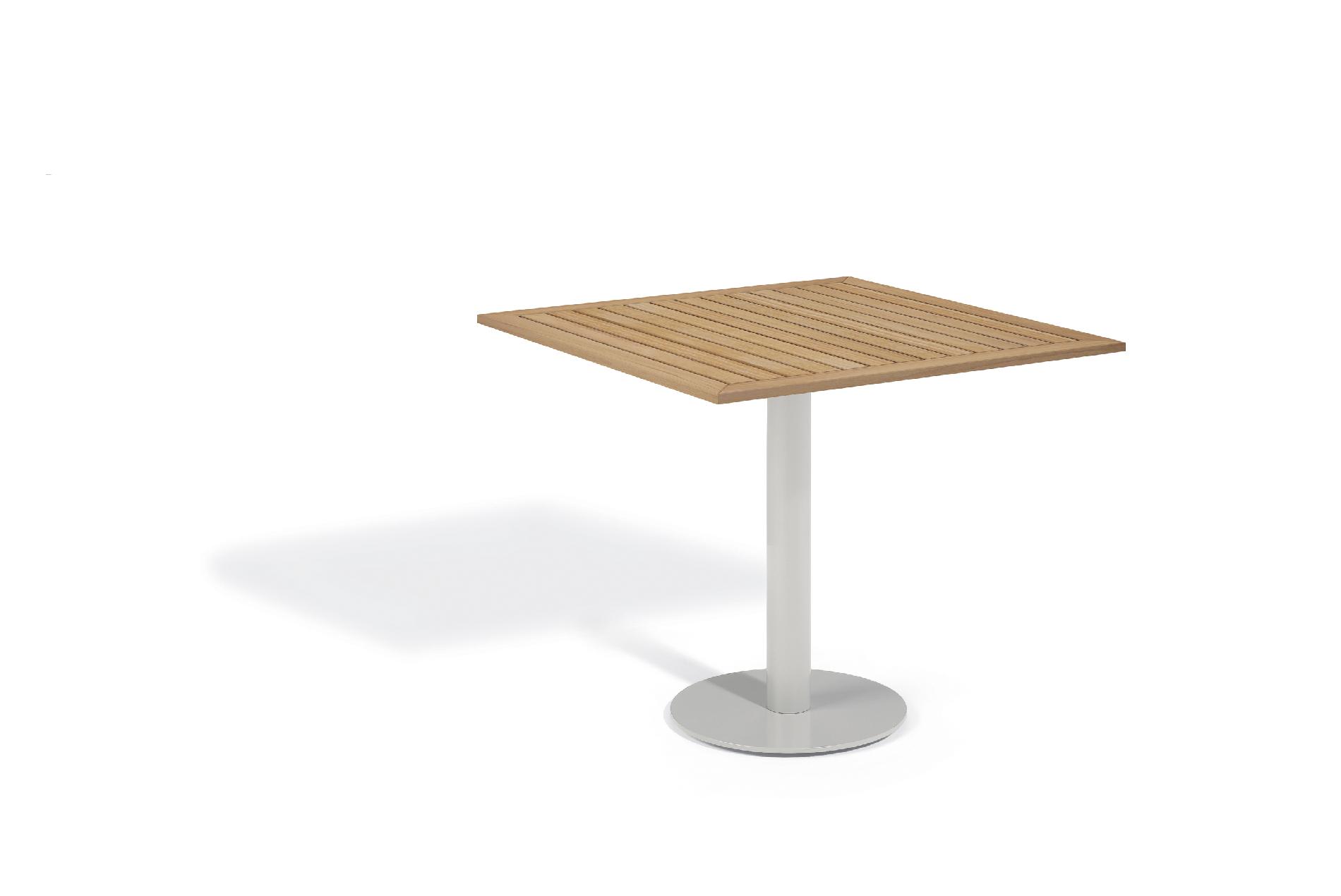 Travira Commercial Grade 32" Square Bistro Table  Tekwood Natural